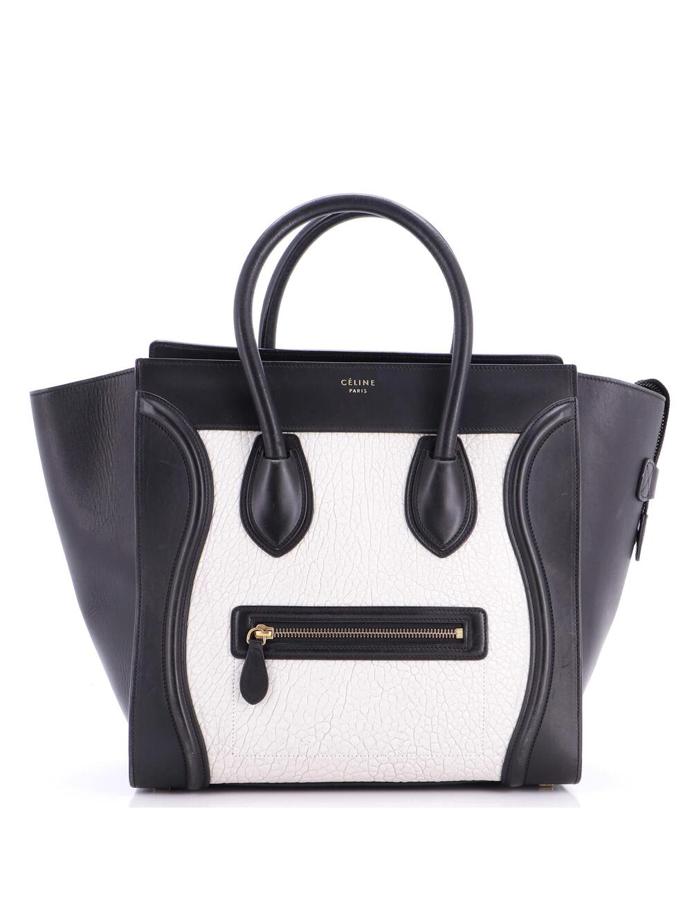 Celine Bicolor Luggage Bag Leather Mini #243167C11B
